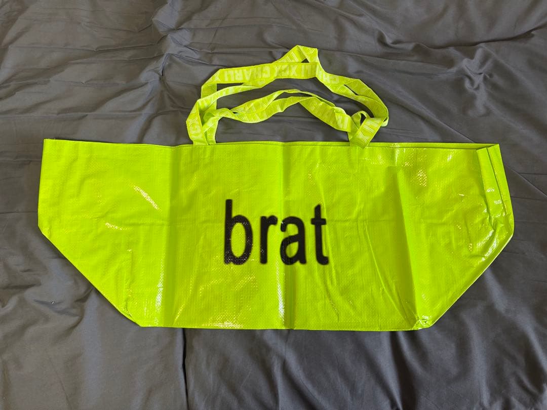 charli xcx チャーリーxcx BRAT トートバッグ　コーチェラ