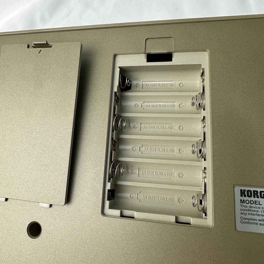 【美品】micro KORG シンセサイザー 37鍵 純正アダプター マイク付属