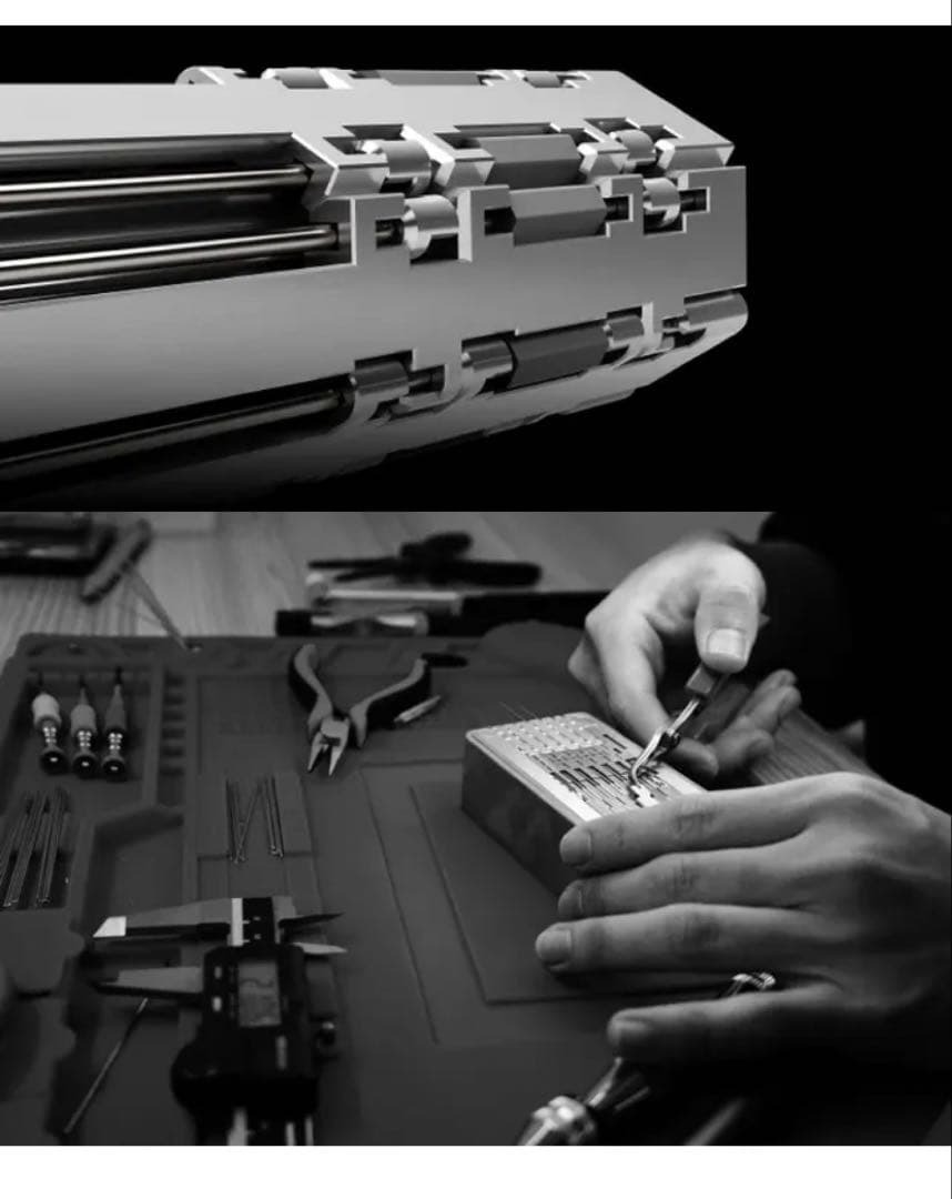 HANCEPT ZERO ハンセプトゼロ カード型変形ボールペン　ダークシルバー