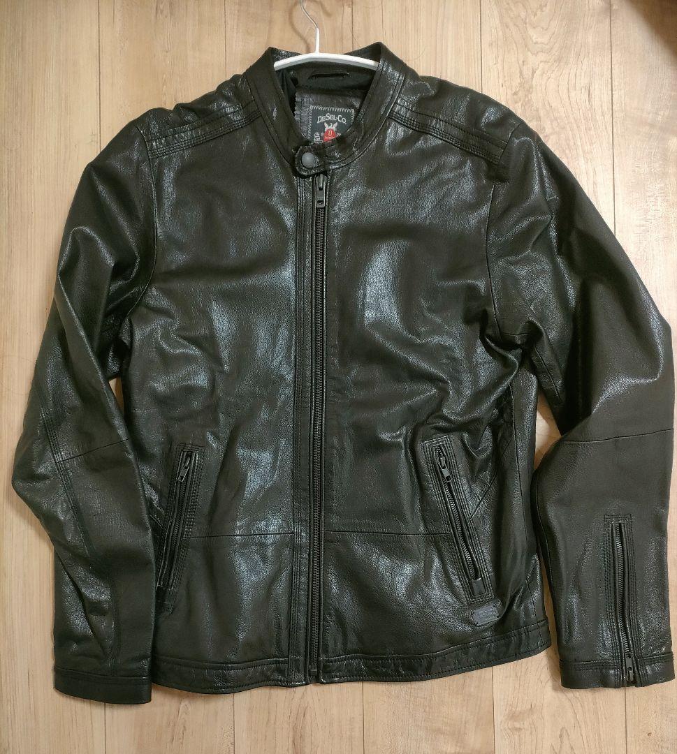 ディーゼル レザージャケット ライダース ゴートレザー