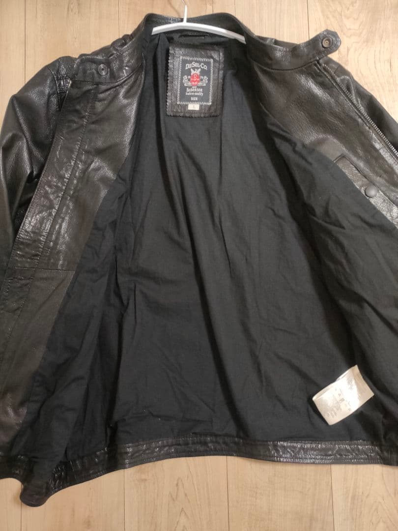 ディーゼル レザージャケット ライダース ゴートレザー