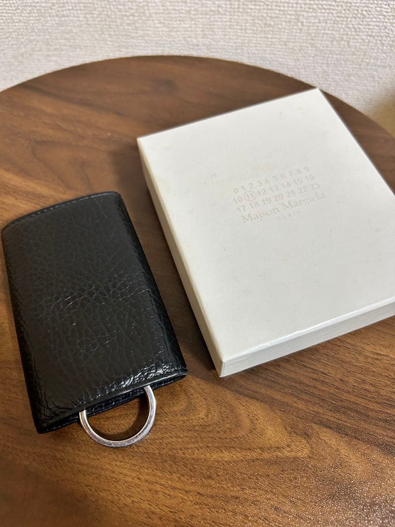 美品　Maison Margiela 4ステッチ　キーケース　ブラック