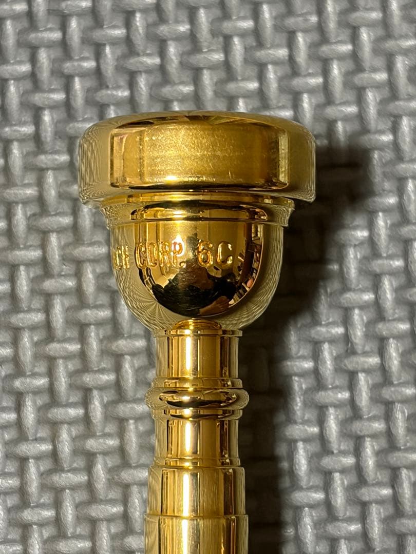 VINCENT BACH CORP. 6Cトランペット マウスピース ゴールド