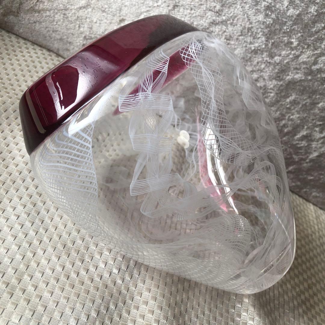 ガラスレース花瓶　作家