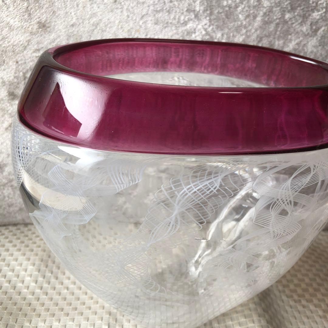 ガラスレース花瓶　作家