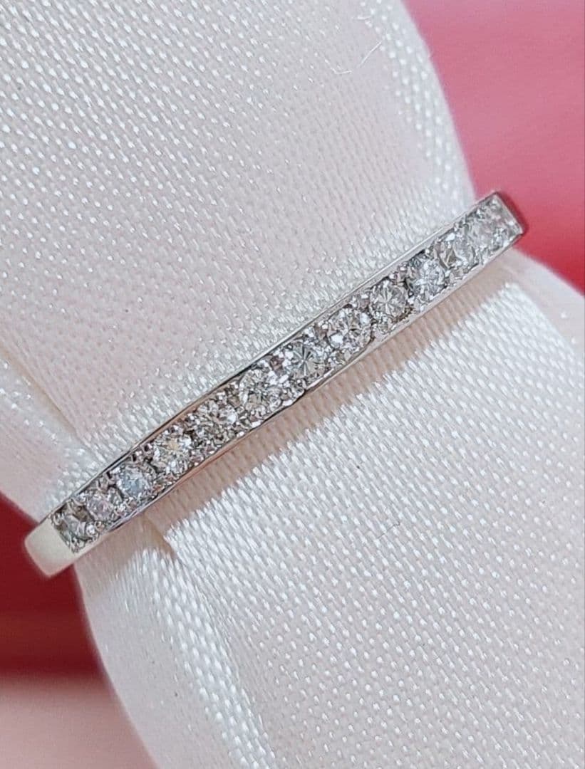 同梱 新入荷 未使用 pt950 ダイヤモンド0.10ct エタニティリング