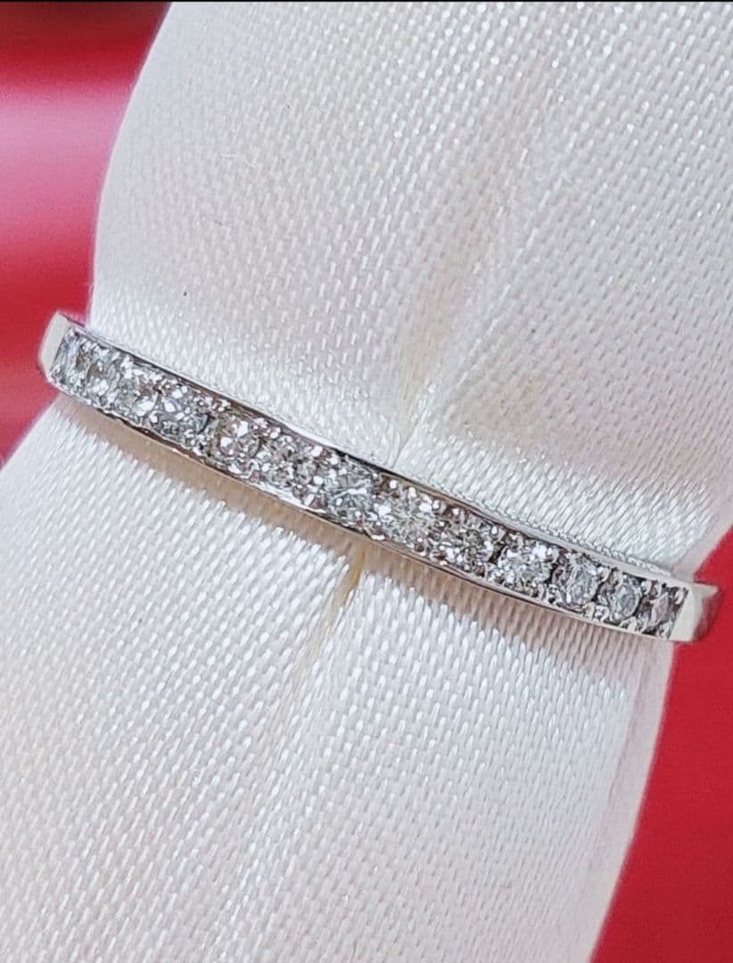 同梱 新入荷 未使用 pt950 ダイヤモンド0.10ct エタニティリング