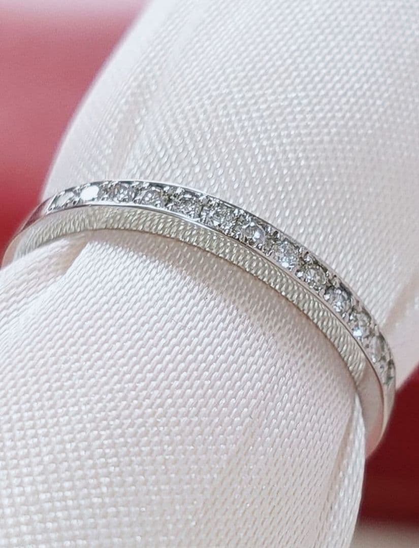 同梱 新入荷 未使用 pt950 ダイヤモンド0.10ct エタニティリング