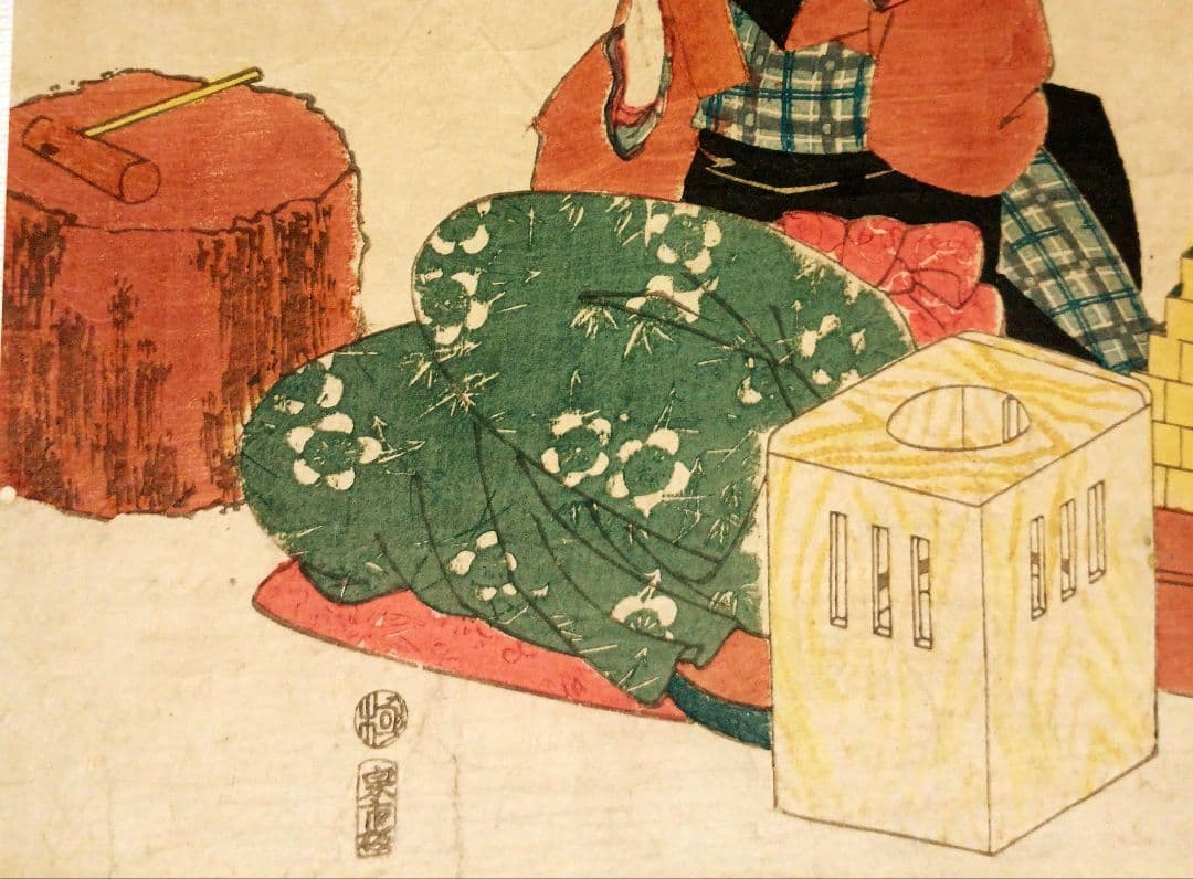 浮世絵版画、當世庭訓往来駒形乃諸白、五渡亭国貞画（三代豊国)文政～天保出版