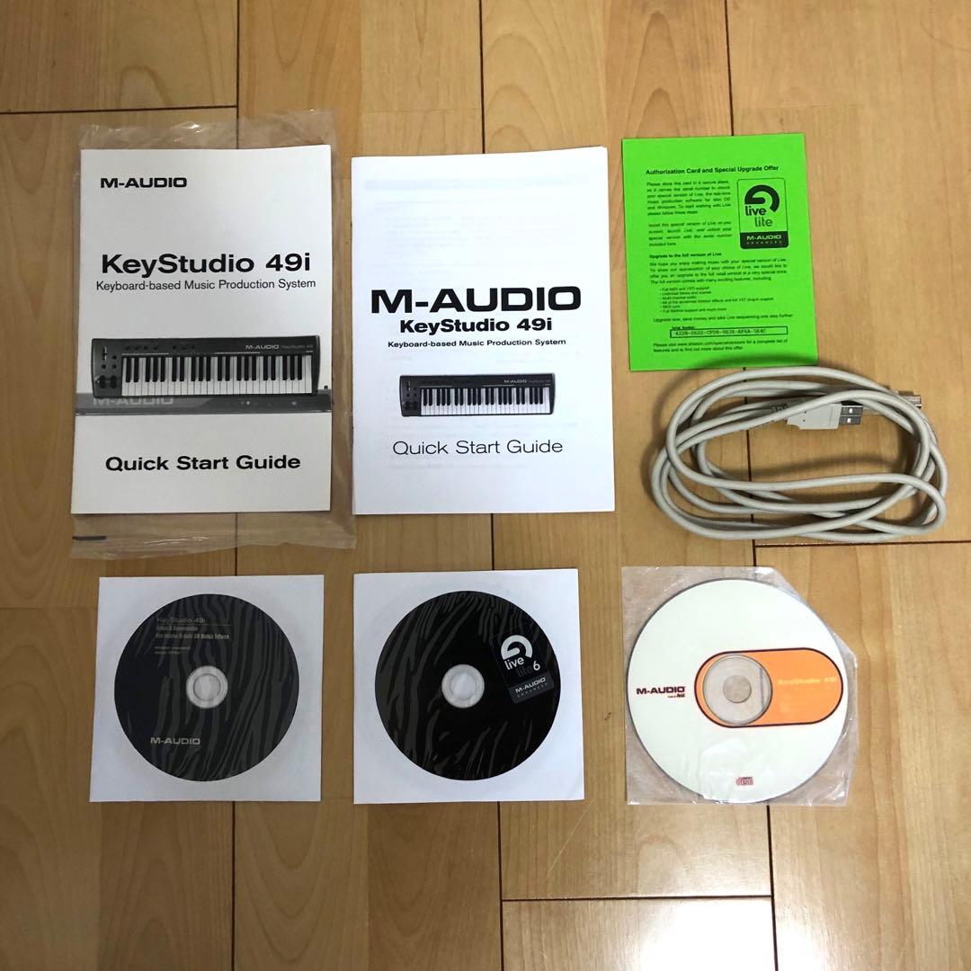 M-AUDIO KeyStudio 49i ピアノ音源内蔵 アダプター付 美品