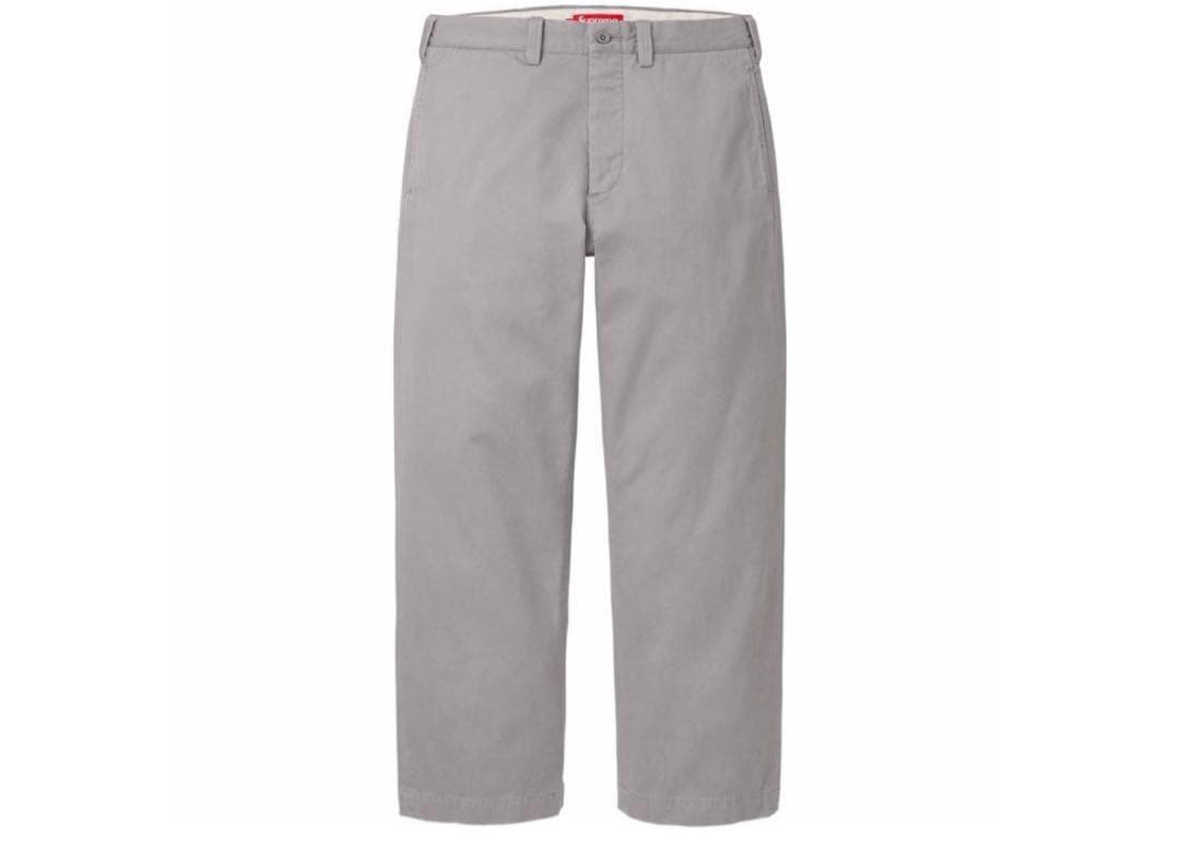Supreme chino pants グレー チノパン　32 24ss 未使用