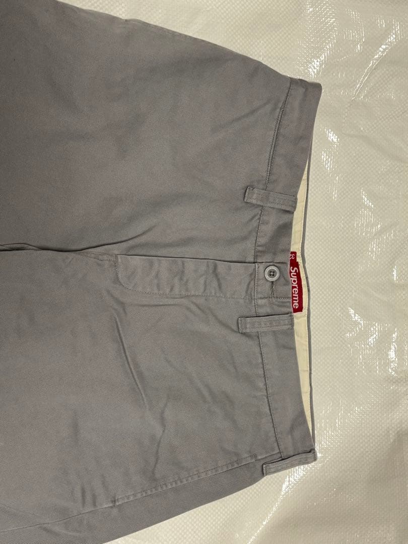 Supreme chino pants グレー チノパン　32 24ss 未使用