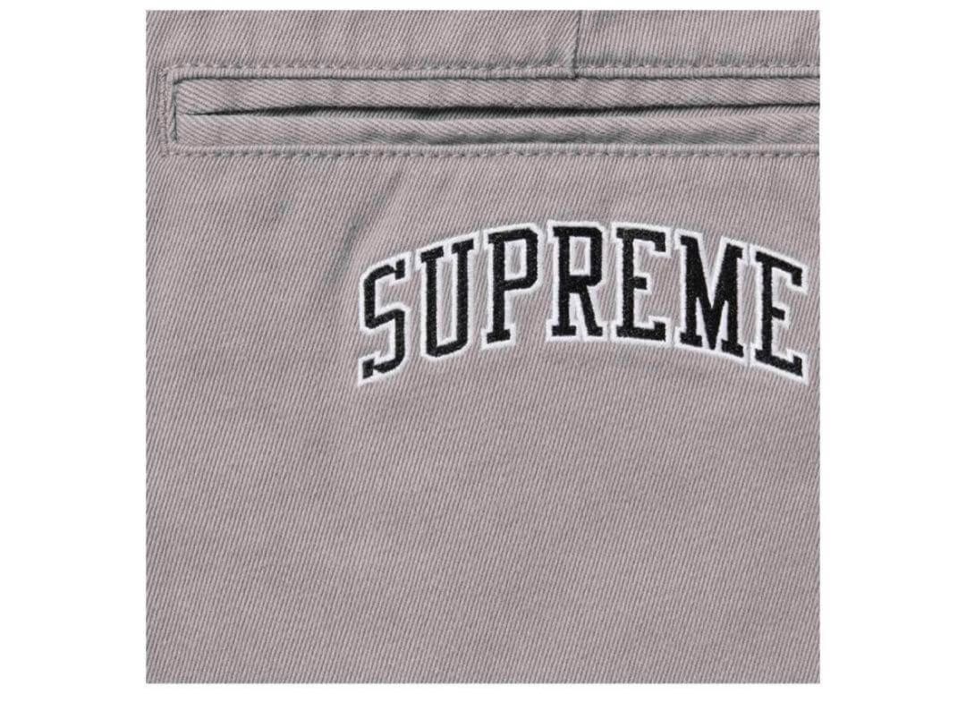 Supreme chino pants グレー チノパン　32 24ss 未使用
