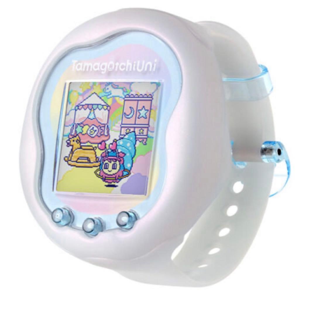 【新品未開封 24時間以内匿名発送】 プリズムホワイト たまごっちuni