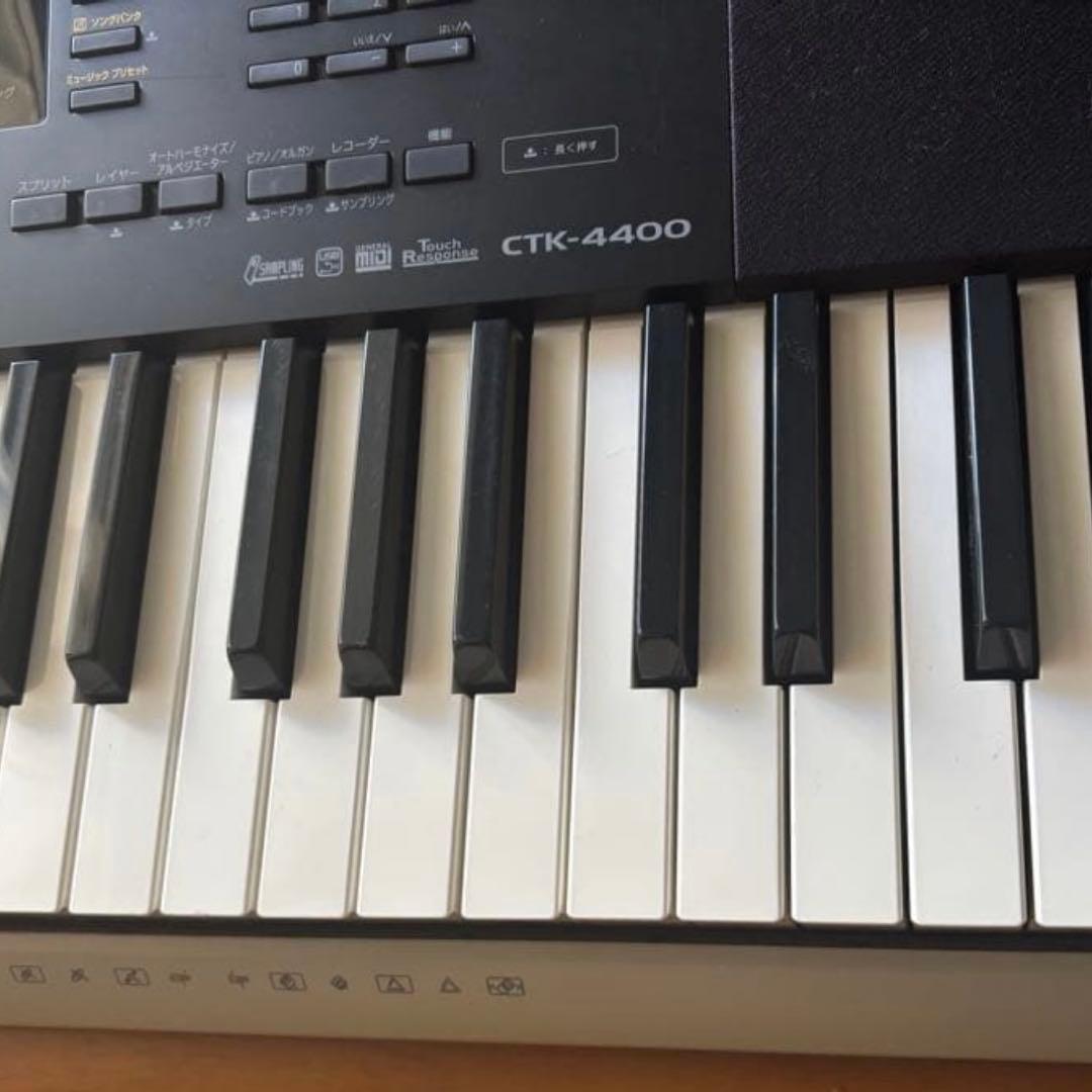 【CASIO CTK-4400】61鍵盤/タッチレスポンス/電子キーボード