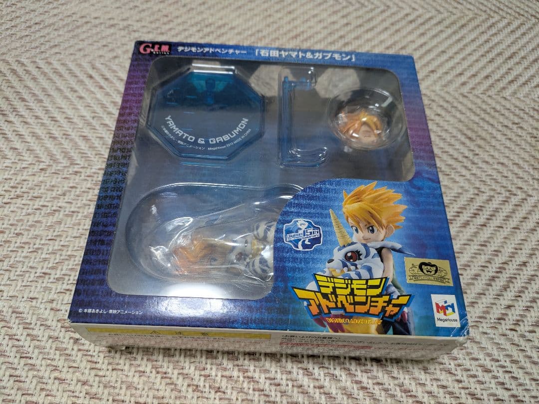 ガブモン＆石田ヤマト、アグモン＆八神太一 G.E.M. メガハウス　フィギュア