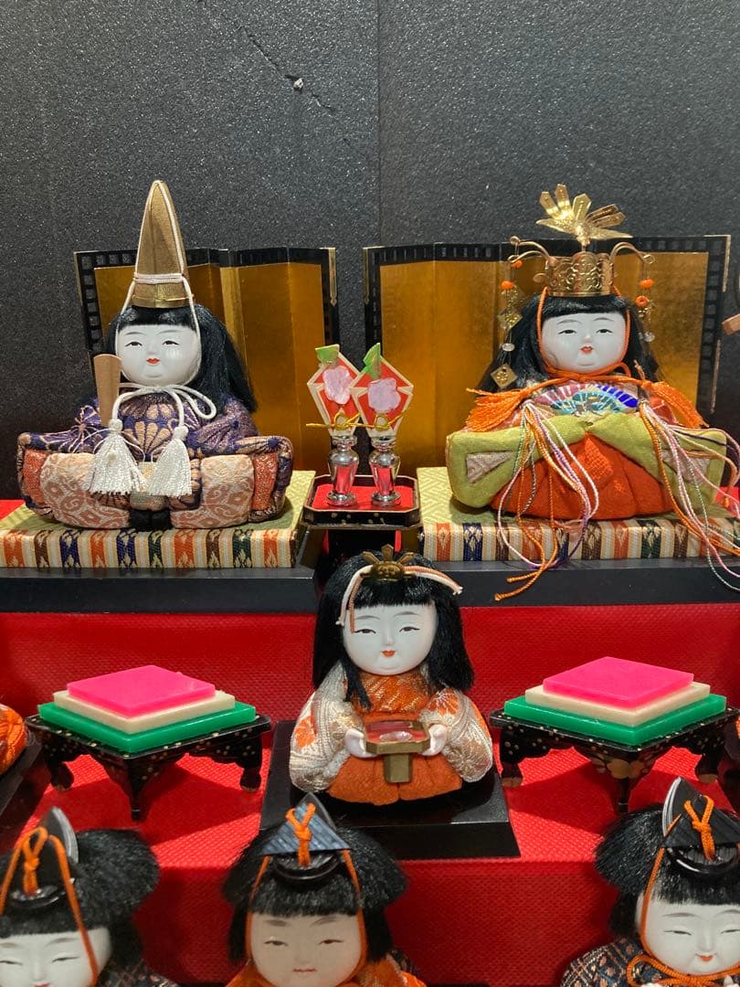 雛人形　木目込み十五人揃え