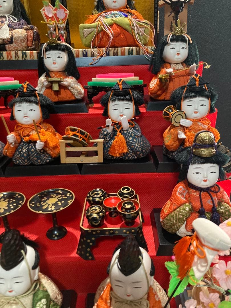 雛人形　木目込み十五人揃え