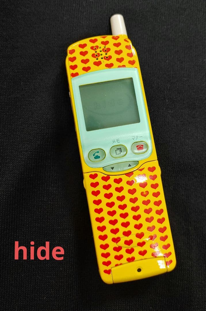 hideさん 公式　PHS ピッチ　イエローハート　XJAPAN