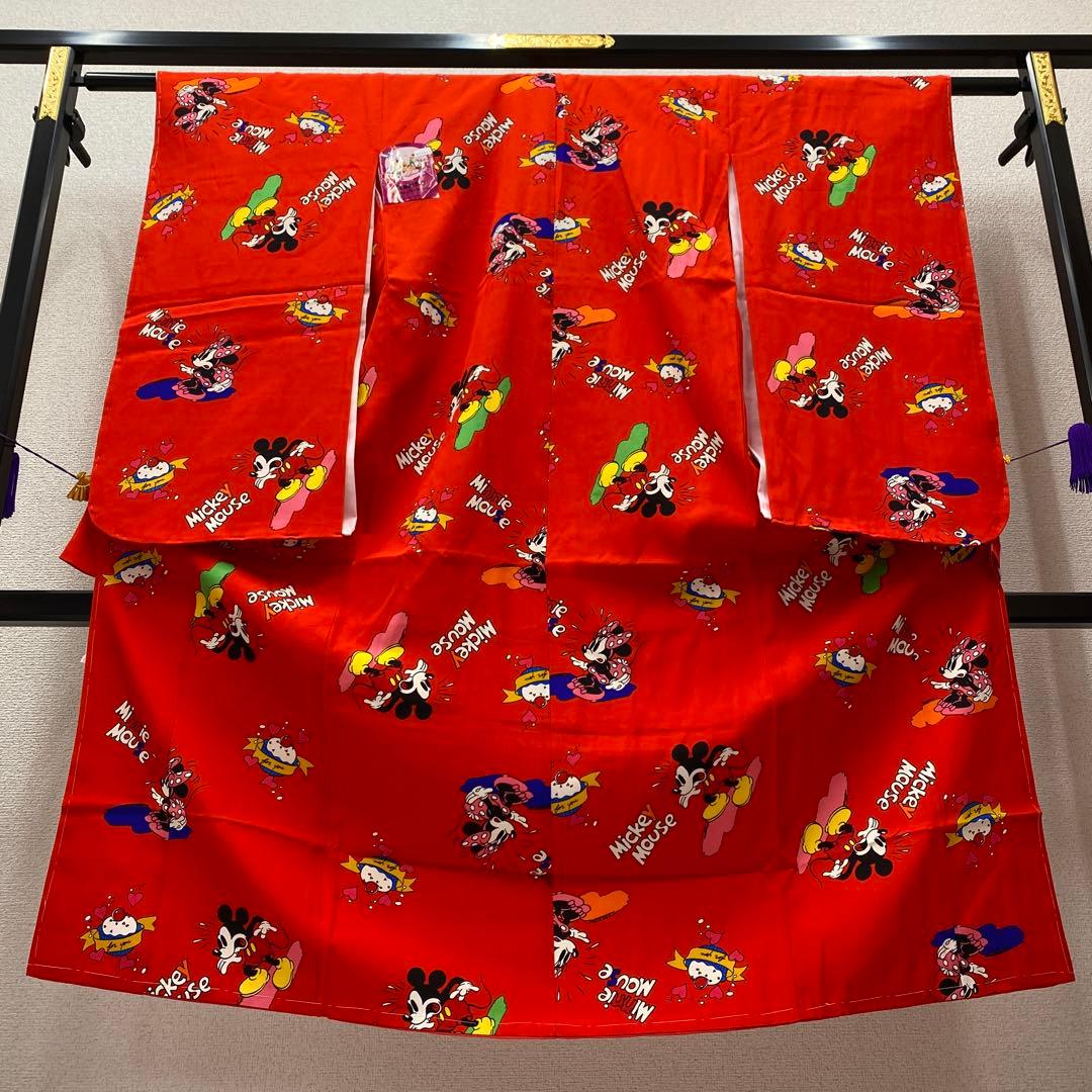 503agu30,帯揚げ帯締めしごき◎七五三 7歳 着物&長襦袢◎タグ付未使用品