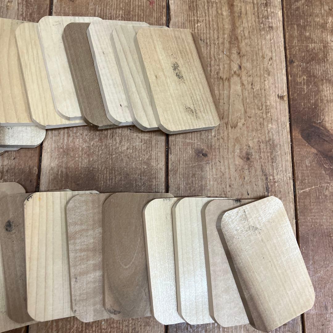 B-5 昭和レトロ 小倉百人一首 全日本下の句歌留多協会指定 木札 木製 朗詠