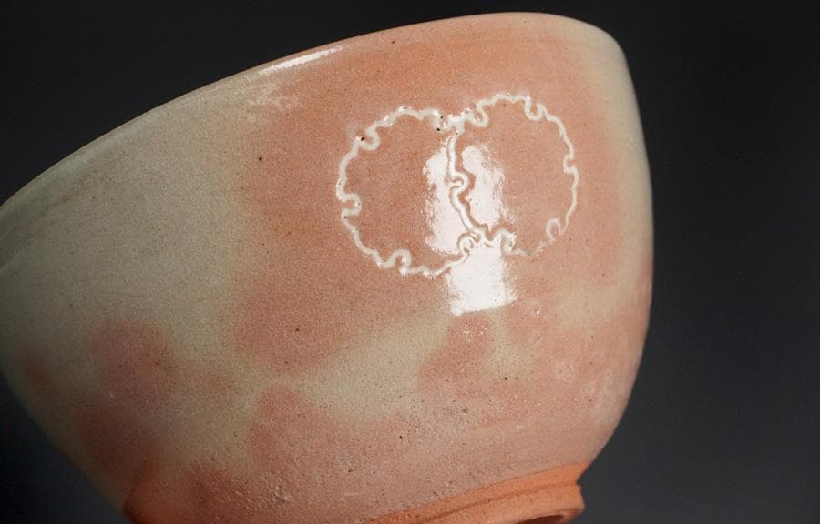 杉本貞光 御本鹿子紋茶碗