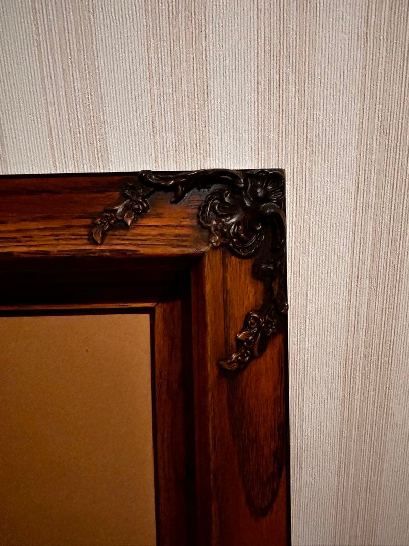 木製　額縁　アンティーク　フレーム　デコラティブ　ハクバ写真産業株式会社