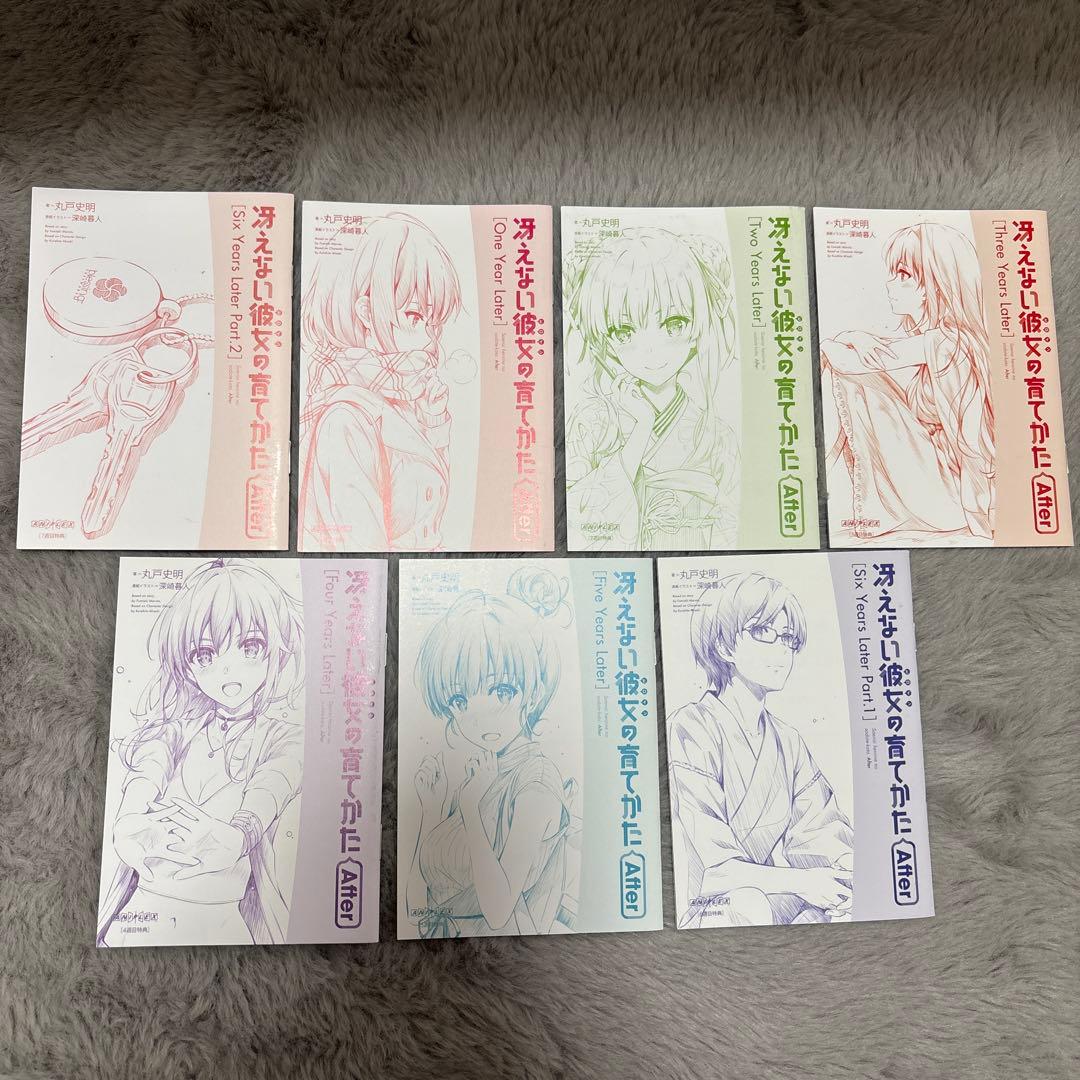 冴えない彼女の育てかた入場者特典 短編小説 After 全7冊セット&諸々特典