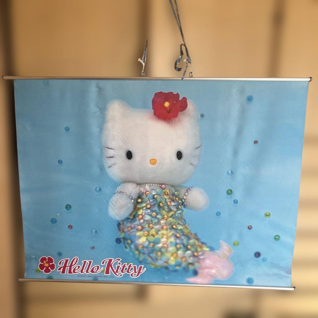 ハローキティ マーメイド　タペストリー　アートパネル