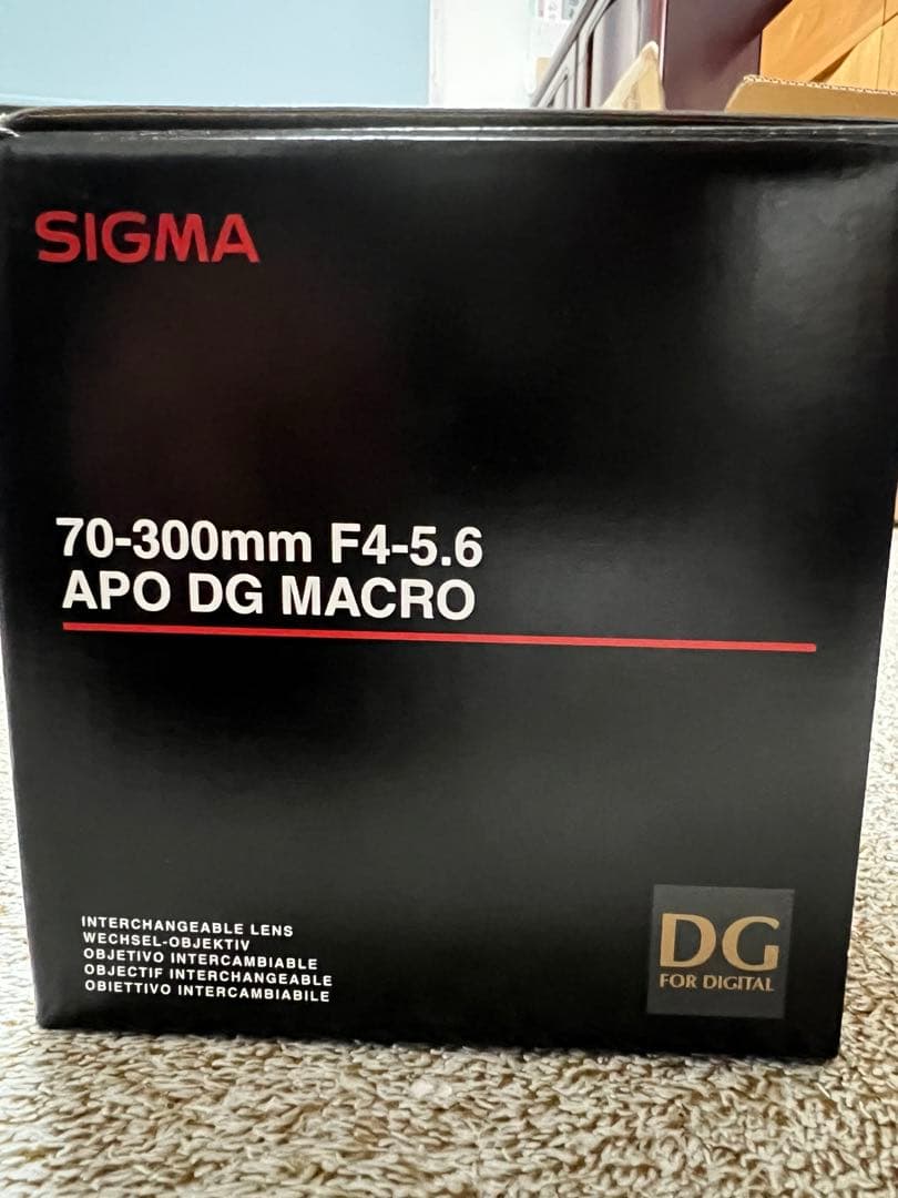 レンズ(ズーム) SIGMA 70-300mm F4-5.6 APO DG MACRO
