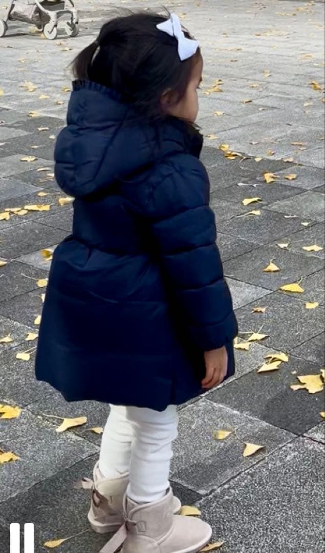 jacadi ジャカディ 36m/96cm ネイビー 中綿コート