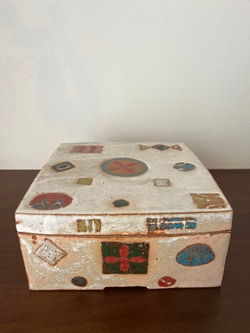 栢野紀文 KAYANO Kibun 陶箱 / H11×W23×D23cm