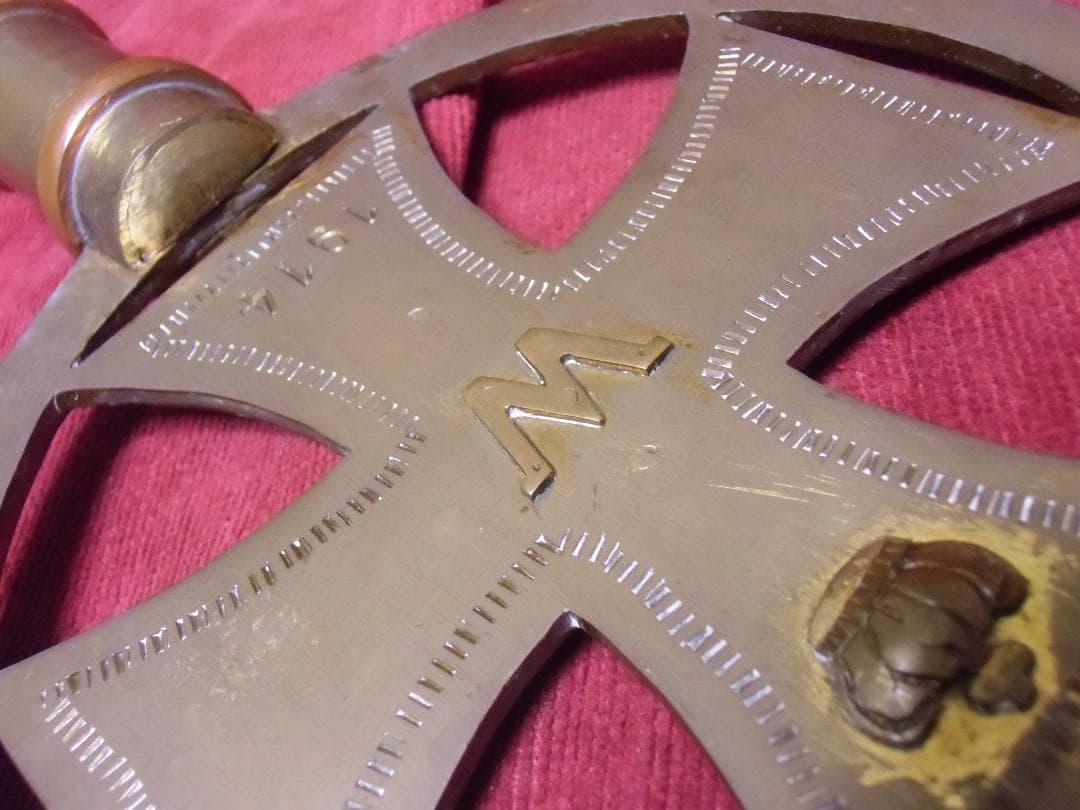 Ｗ帝政ドイツ軍/プロイセン王国＊１９１４鉄十字ポールトップ（実物）