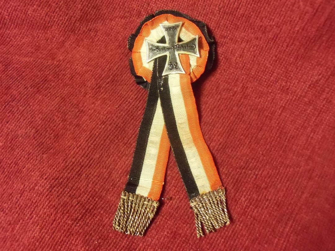 W帝政ドイツ軍/プロイセン王国＊在郷軍人会員章（実物）