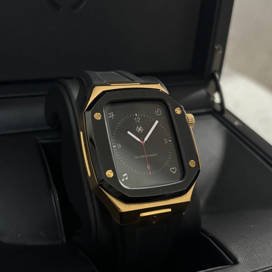［美品］ゴールデンコンセプト　SP40 アップルウォッチケース　ラバーベルト