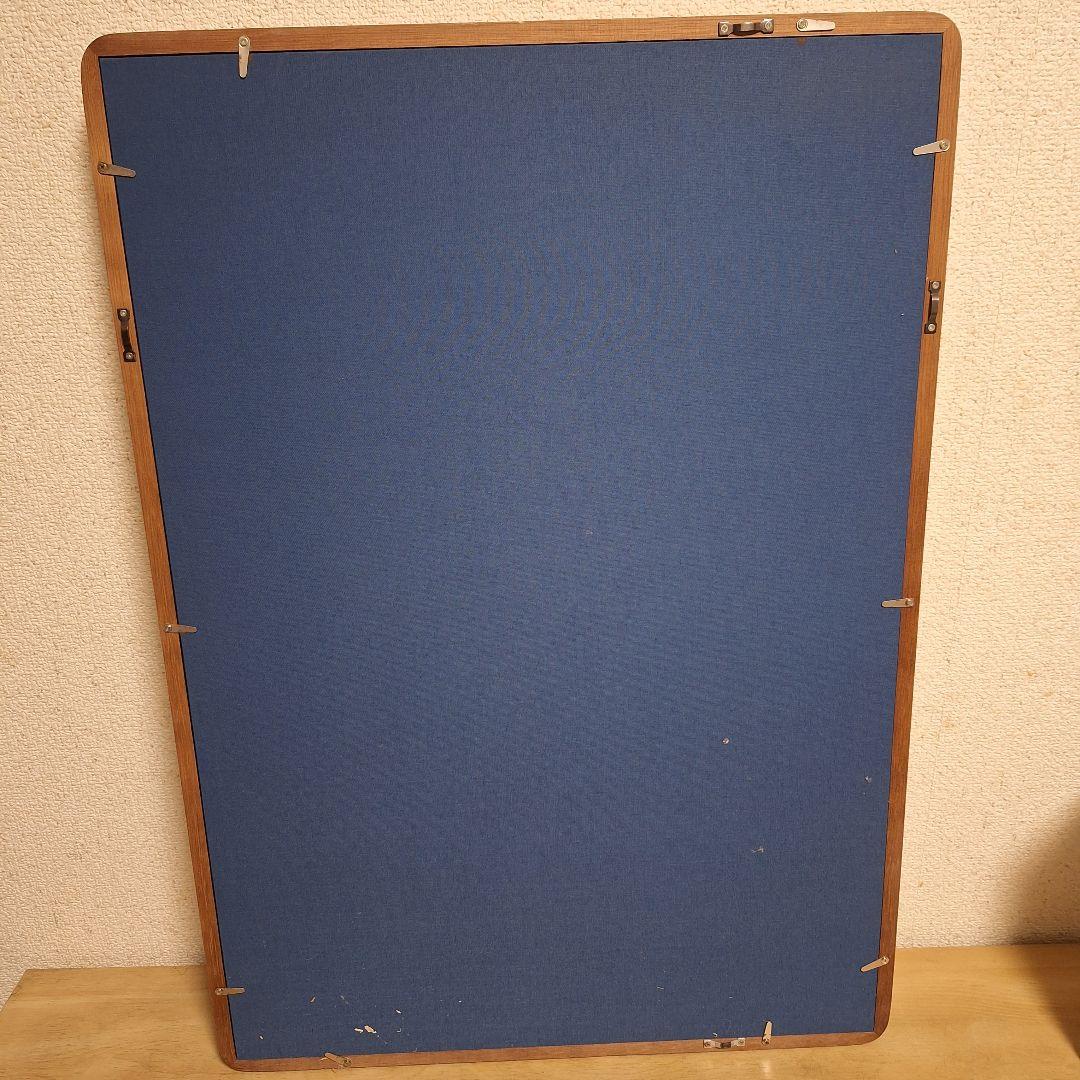 額縁　書道　日本画 水墨画 額装 木製 和額　隅丸額　ヴィンテージ