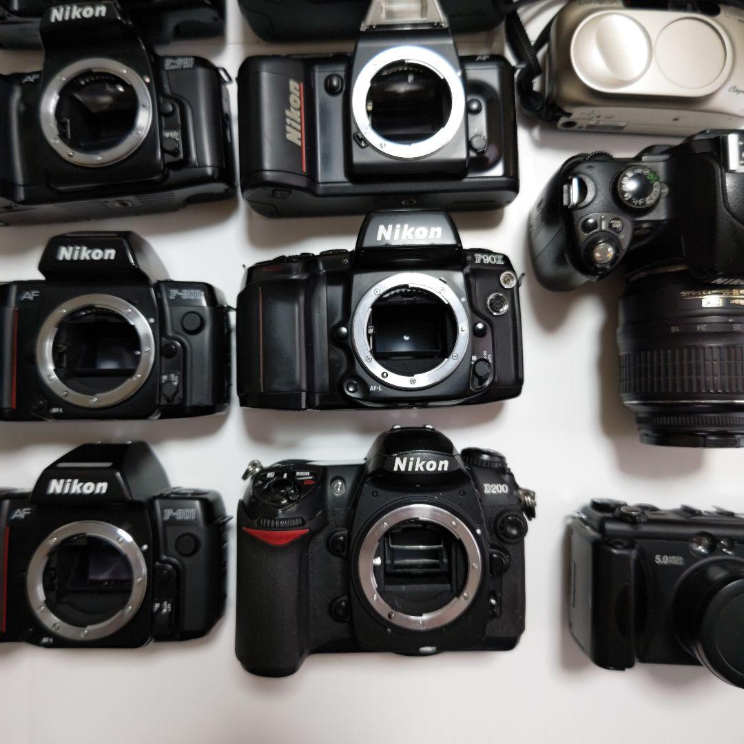 ジャンクのフイルムカメラ及びデジタルカメラ