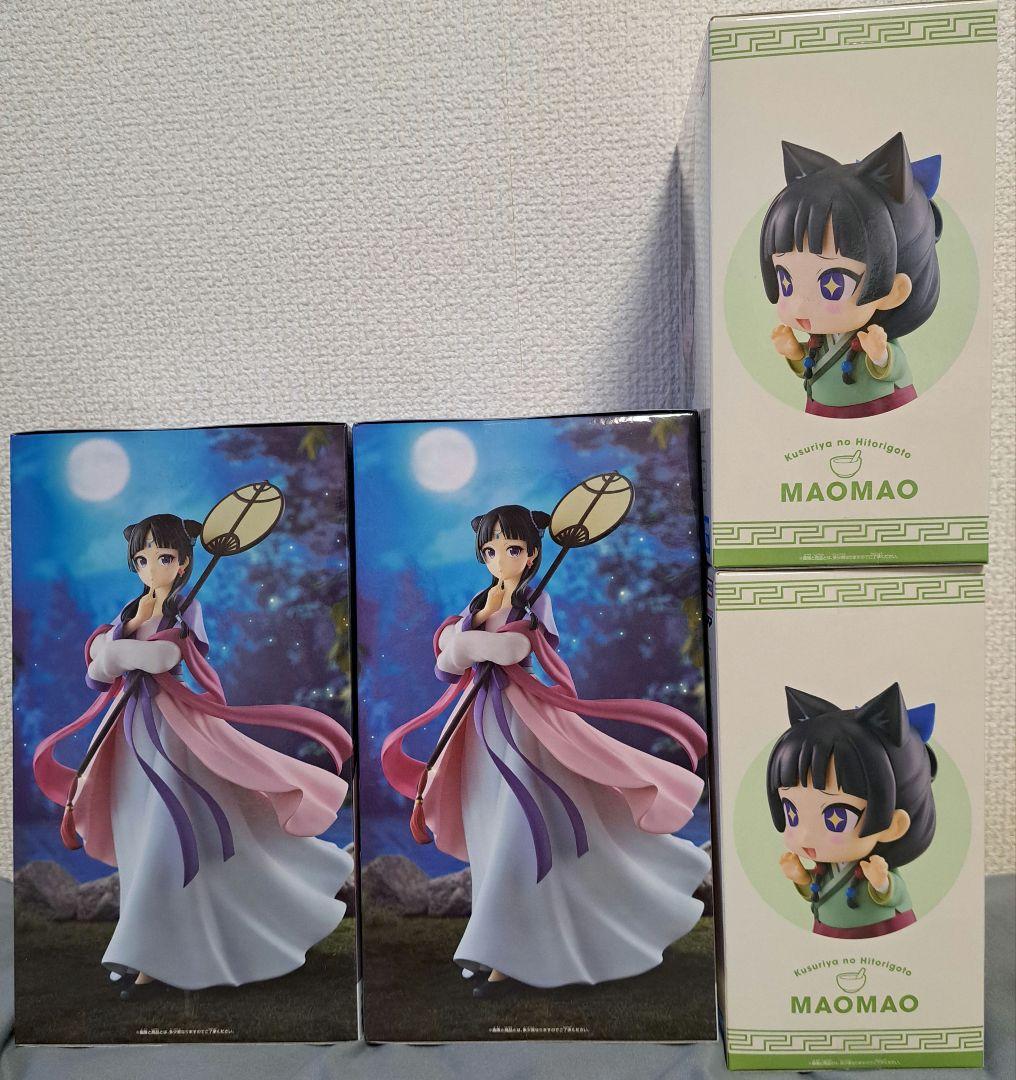 薬屋のひとりごと 猫猫 月精 SOFVIMATES フィギュア 4個セット