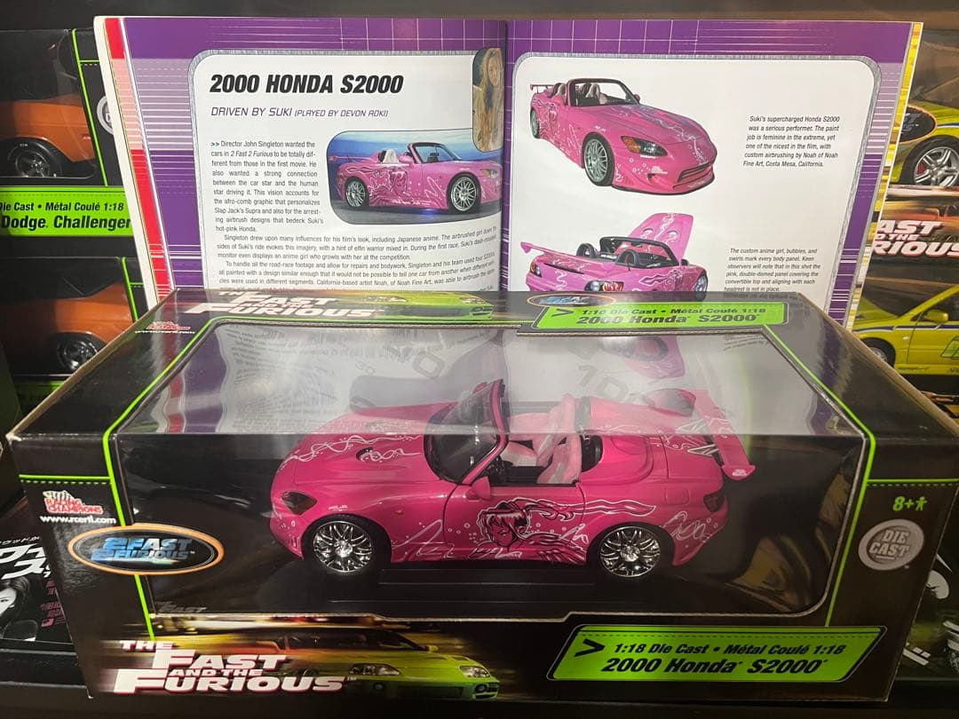 ミニカー FAST&FURIOUS 2000 Honda S2000