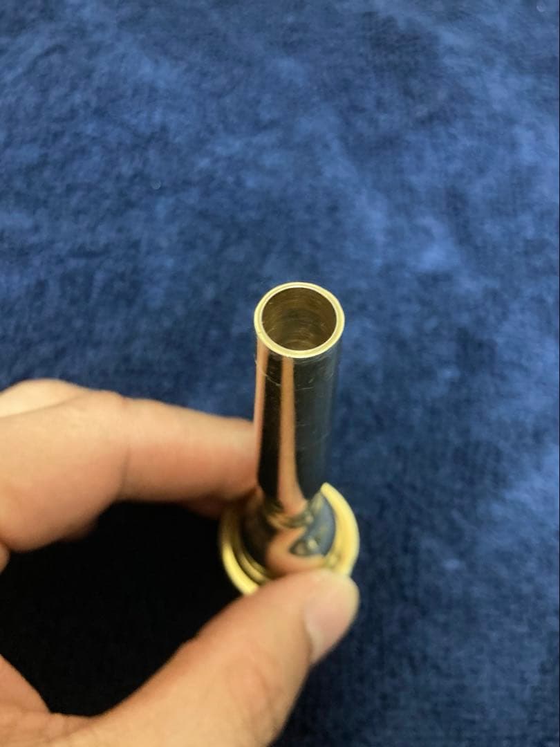 トランペットマウスピース シルキーMOST1M 金メッキ