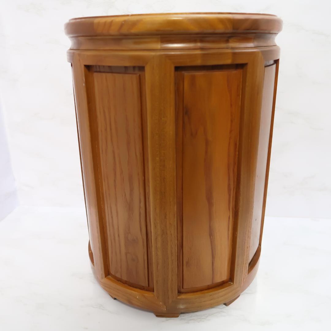 李朝家具 丸型スツール 小物入れ テーブル アンティーク チェスト 昭和 レトロ