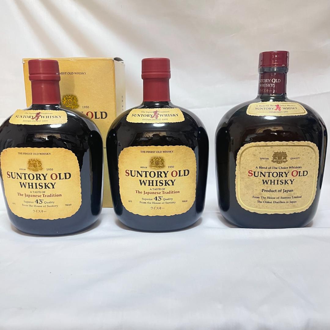 SUNTORY サントリー オールドウイスキー 5本 シルバーラベル 700ml