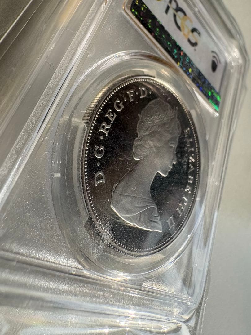 PCGS鑑定 PR69 最高鑑定品　イギリス　ダイアナ妃　銀貨