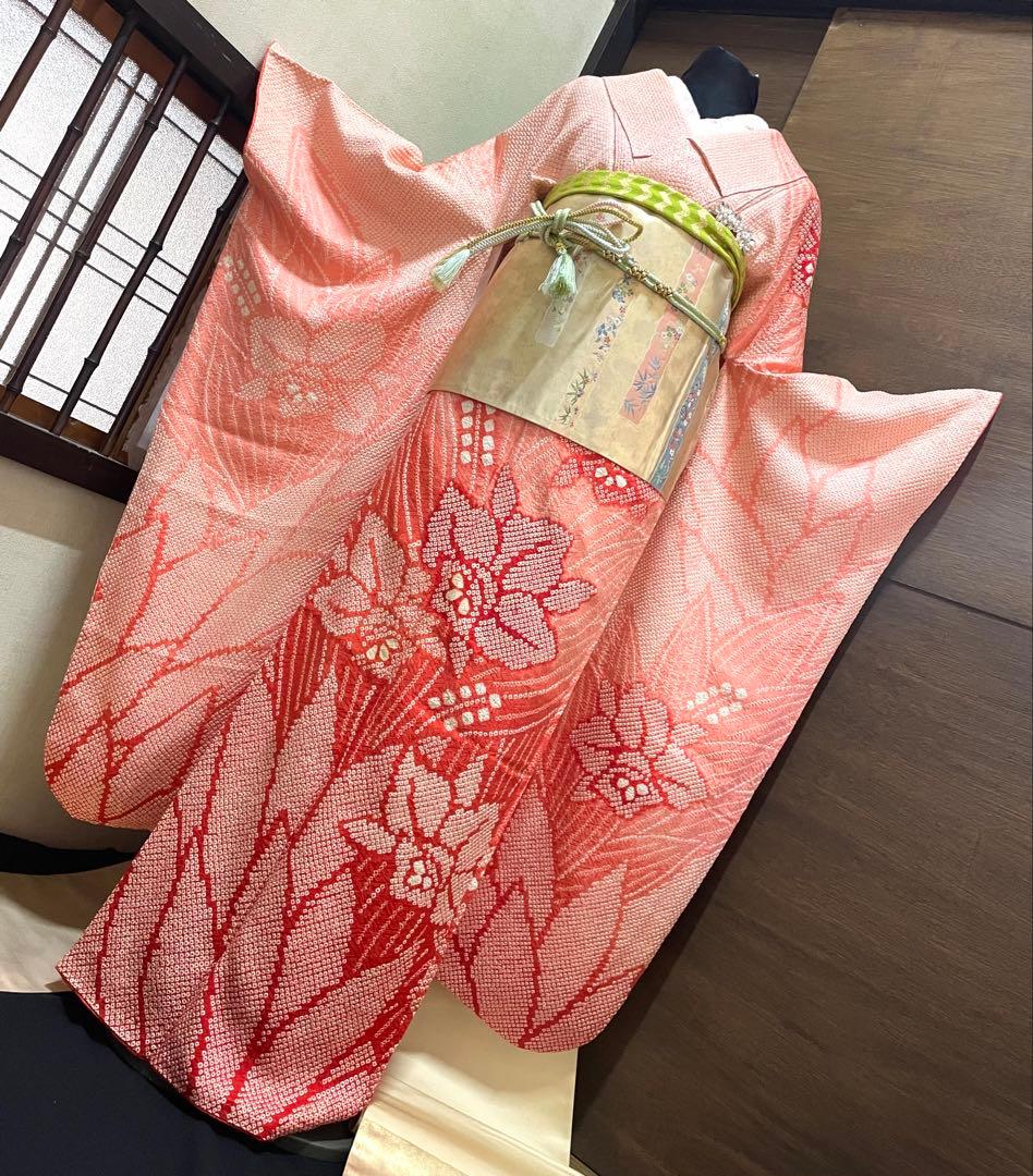 振袖フルセット6点サイズM〜L総絞り売り切り終了正絹