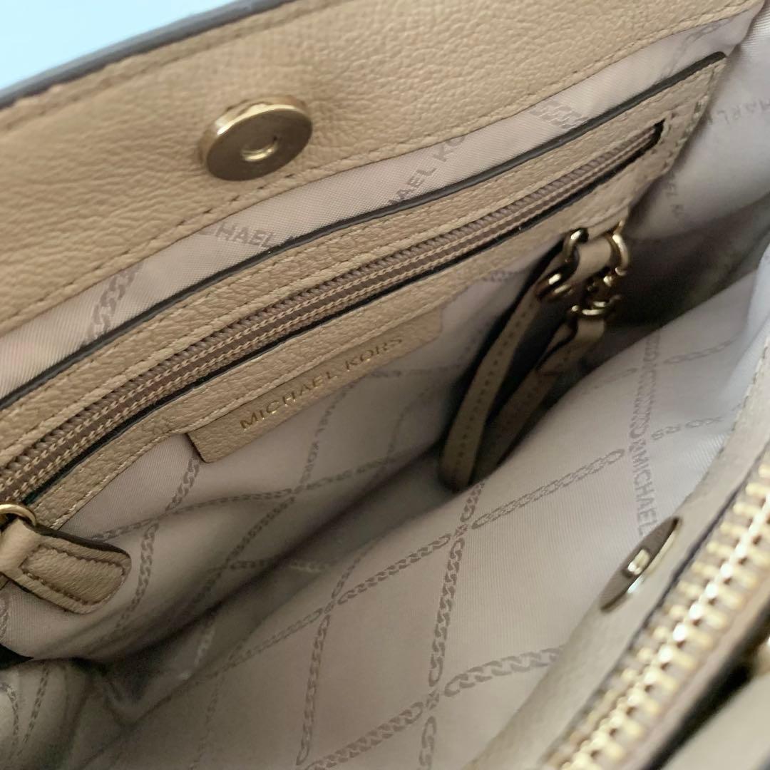 【マイケルコース】アレッサ　2way ハンドバッグ　ショルダーバッグ　ブラウン