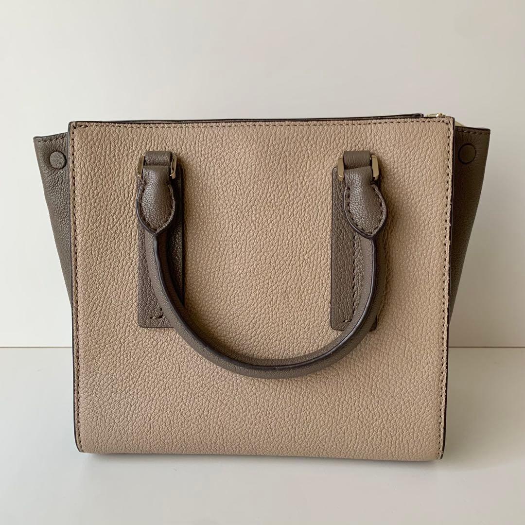 【マイケルコース】アレッサ　2way ハンドバッグ　ショルダーバッグ　ブラウン