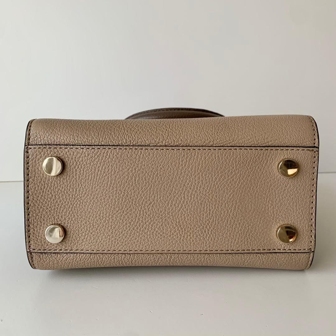 【マイケルコース】アレッサ　2way ハンドバッグ　ショルダーバッグ　ブラウン