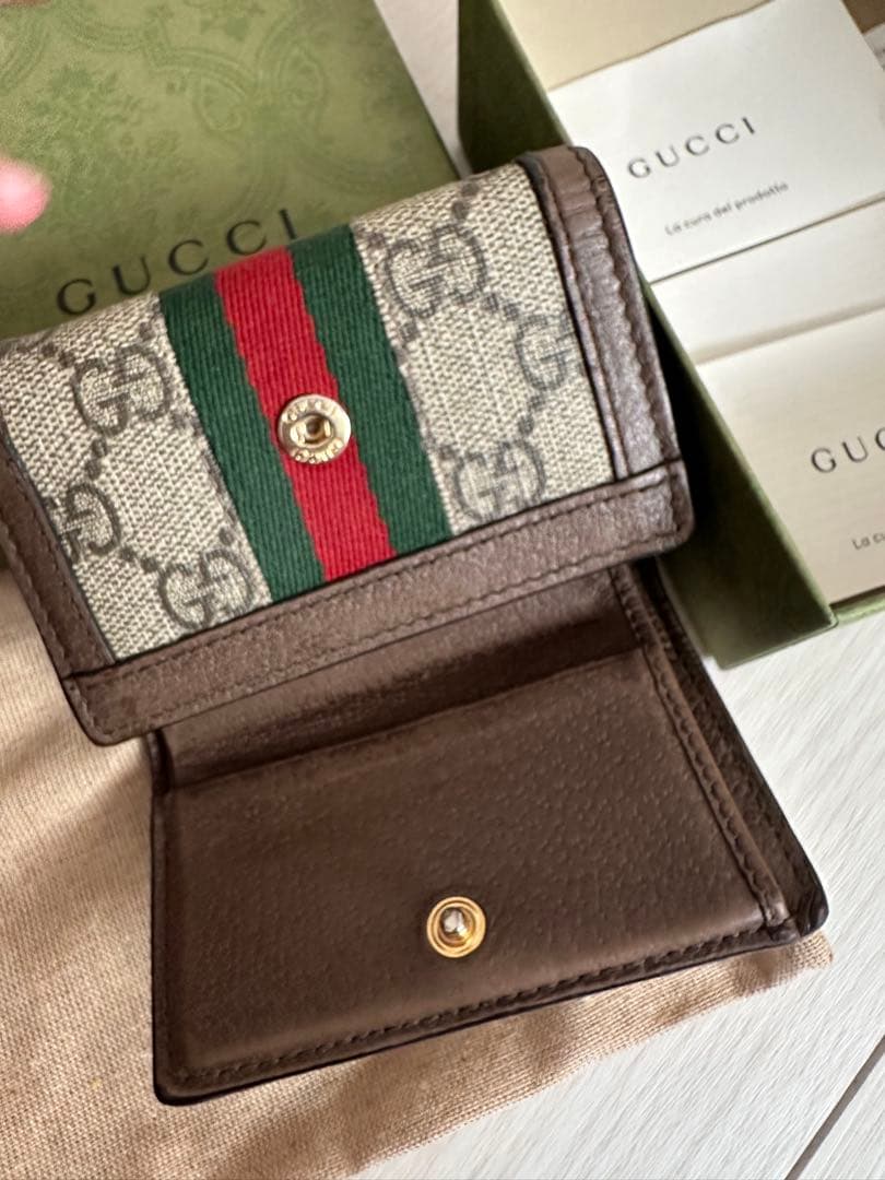 GUCCI 三つ折り財布 オフィディア