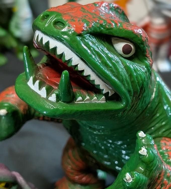 昭和ガメラ＆ギロン＆宇宙ギャオス（日東復刻・マルサン）ソフビフィギュア９体セット