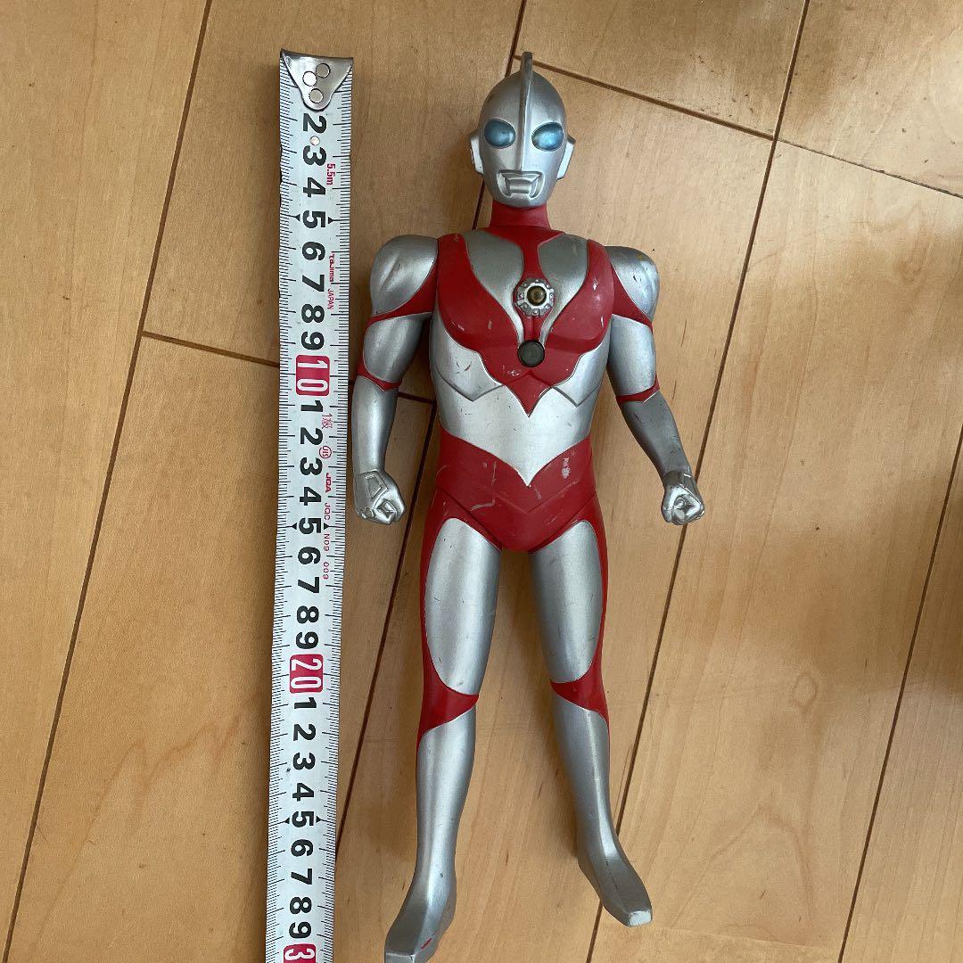 ウルトラマン4体　レア本　希少　巨大　約28センチ　ソフビ　90' レトロ